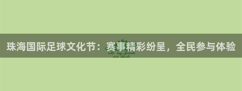 珠海国际足球文化节：赛事精彩纷呈，全民参与体验