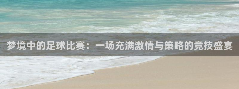 梦境中的足球比赛：一场充满激情与策略